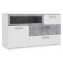 Комод PLBK325-C347 PALM BEACH Forte білий/графітовий Комод PLBK325-C347 PALM BEACH Forte білий/графітовий