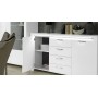 Комод BUGK231B-C638 BRUGIA Forte білий/графітовий