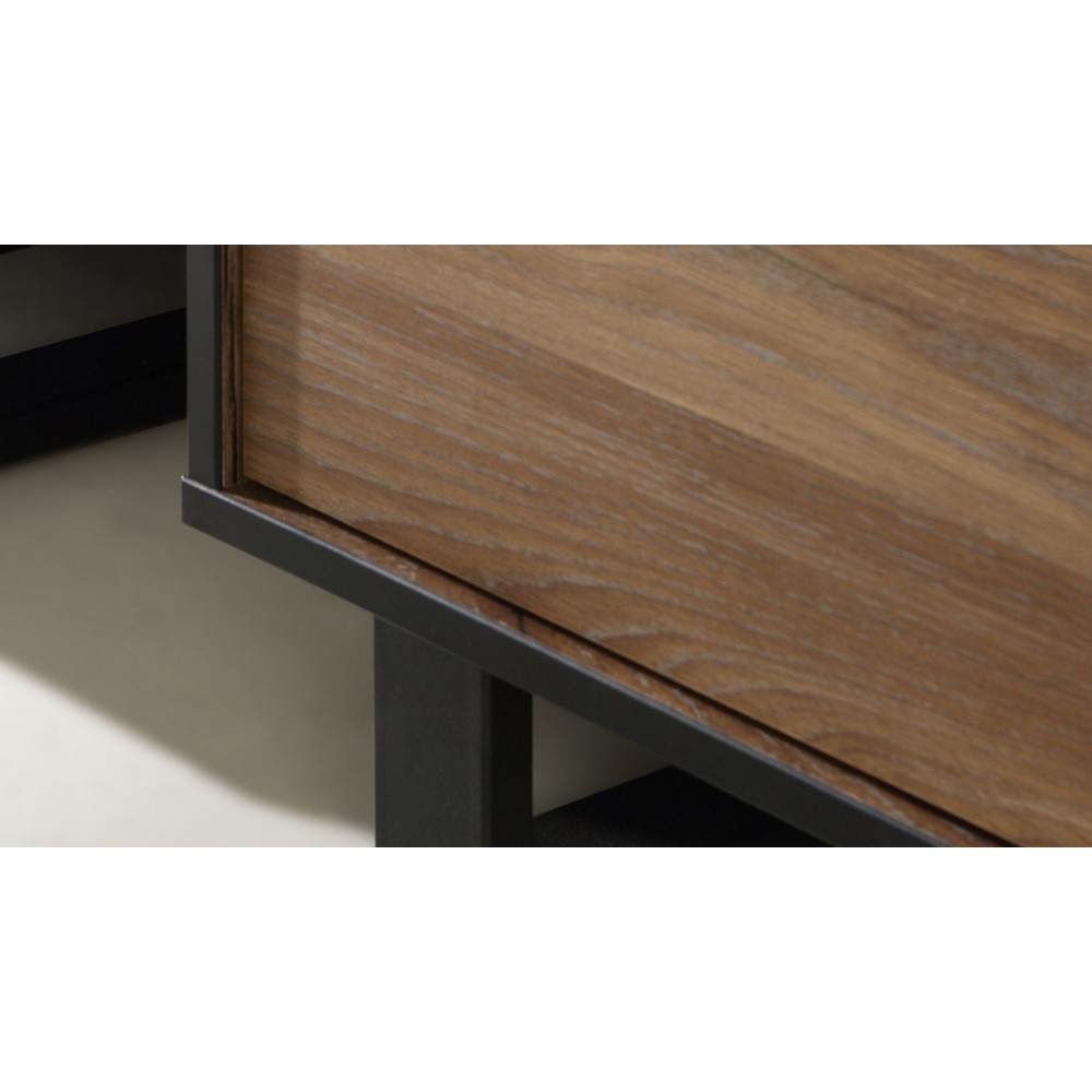 Комод SEWK242-M115 SEWILL Forte бежевий/чорний