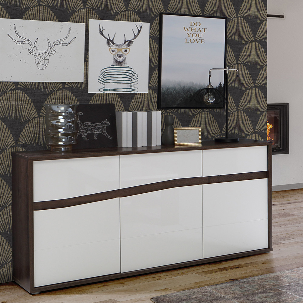 Комод WHSK231-C104 WHITE SEA Forte білий/коричневий