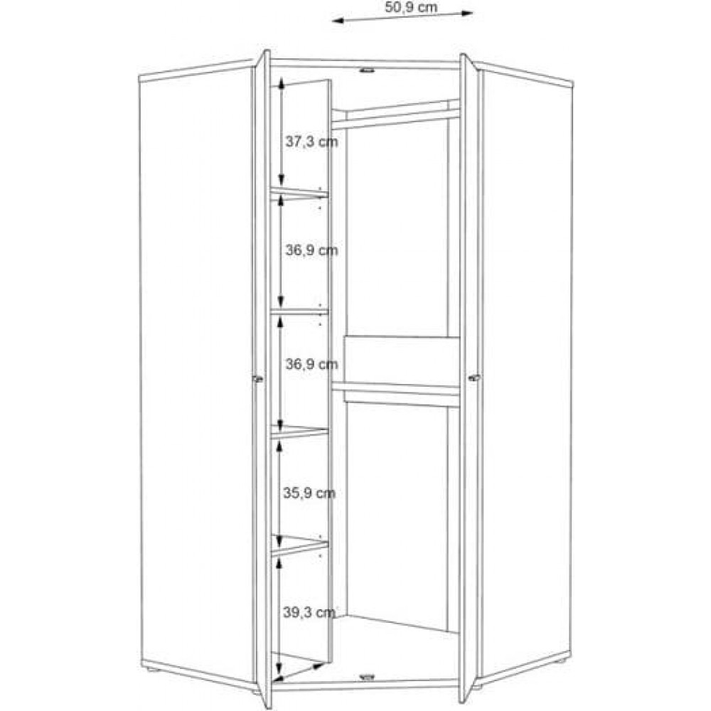 Шафа CHRBS891-M213 CHICORY Forte бежевий/білий