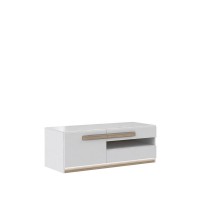 Тумба под ТВ ATNT23LB-P50 ATTENTION Forte бежевый/белый
