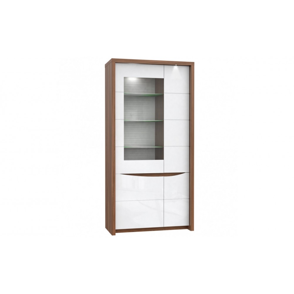 Вітрина STZV721LB-J34 SAINT TROPEZ Forte білий/коричневий