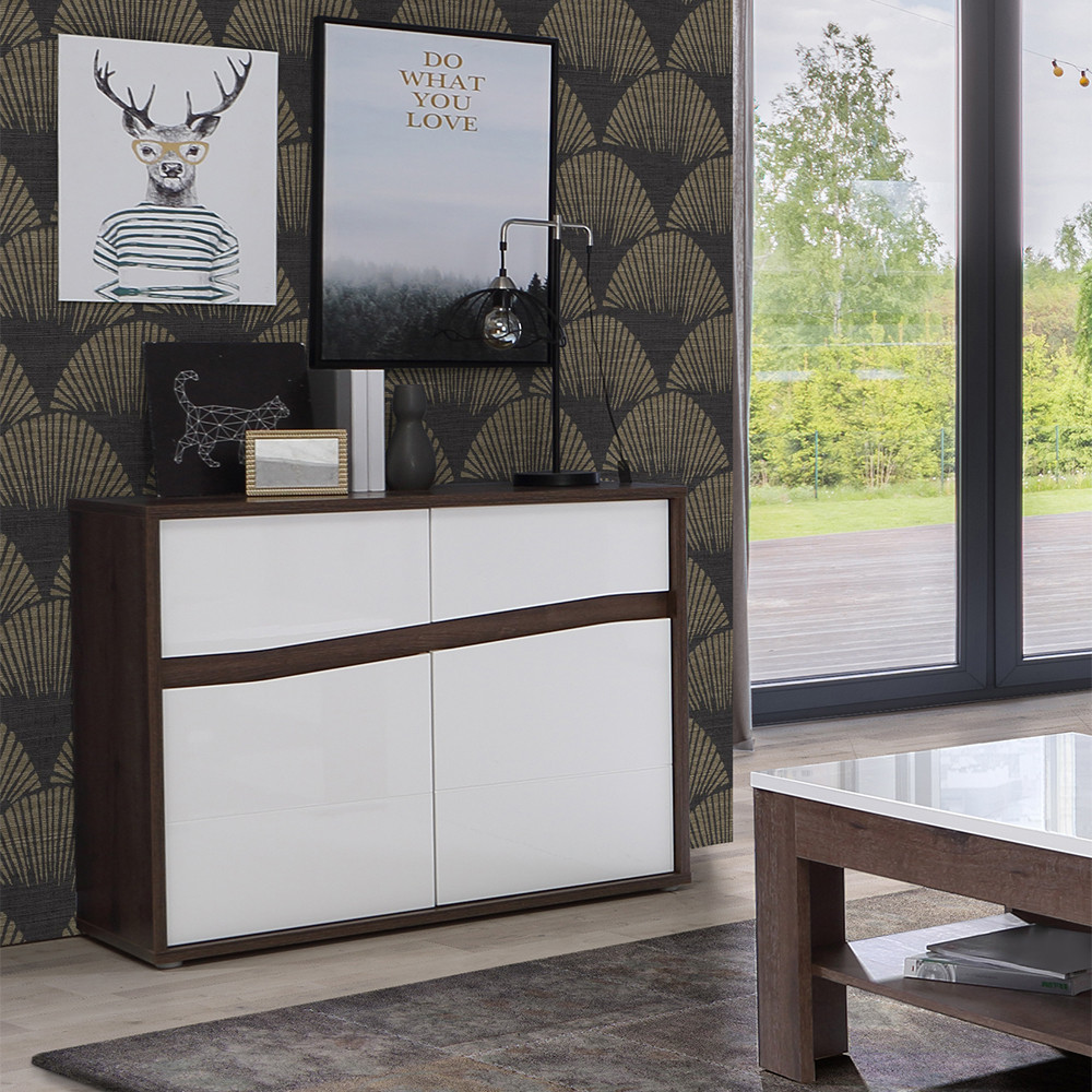 Комод WHSK221-C104 WHITE SEA Forte білий/коричневий