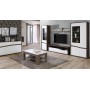 Журнальный столик CFTT5016-M156 WHITE SEA Forte белый/коричневый