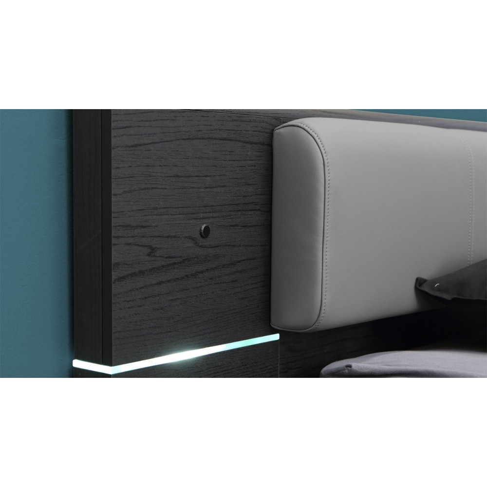 Кровать DLCL143B-N39 DOLCE Forte серый/черный