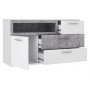 Комод PLBK325-C347 PALM BEACH Forte білий/графітовий Комод PLBK325-C347 PALM BEACH Forte білий/графітовий