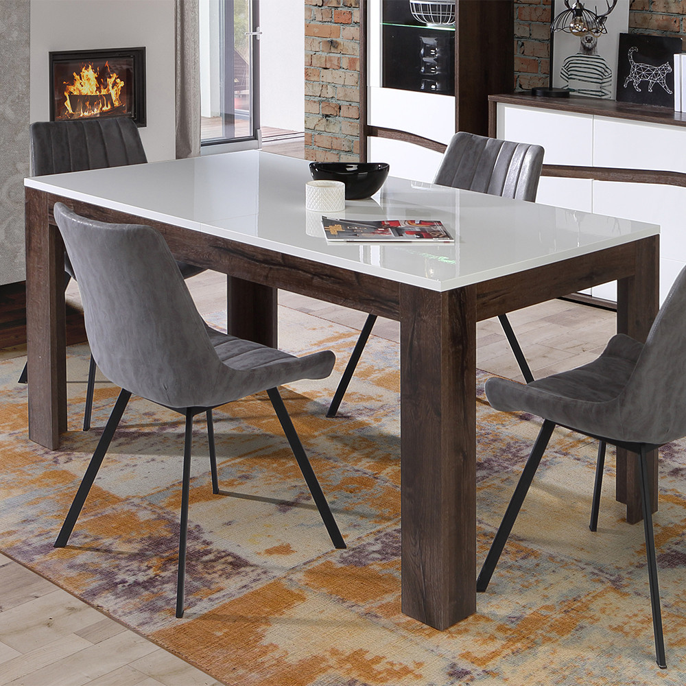 Стол XELT161-M156 WHITE SEA Forte бежевый/белый