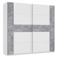 Шкаф-купе PLBS825E1-C347 PALM BEACH Forte белый/серый