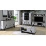 Витрина GDSV623B-C994 GOLDEN STATE Forte серый/черный