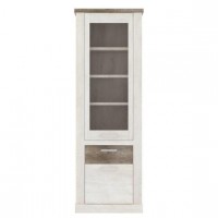 Вітрина DURV812-T75 DURO Forte коричневий/сірий