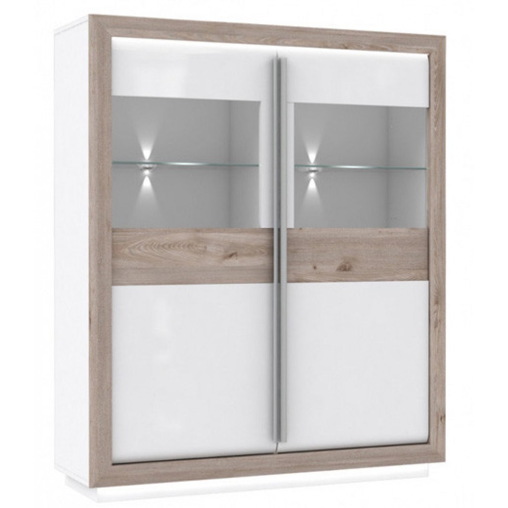 Витрина CQNV621B-C141 CANNE Forte бежевый/белый