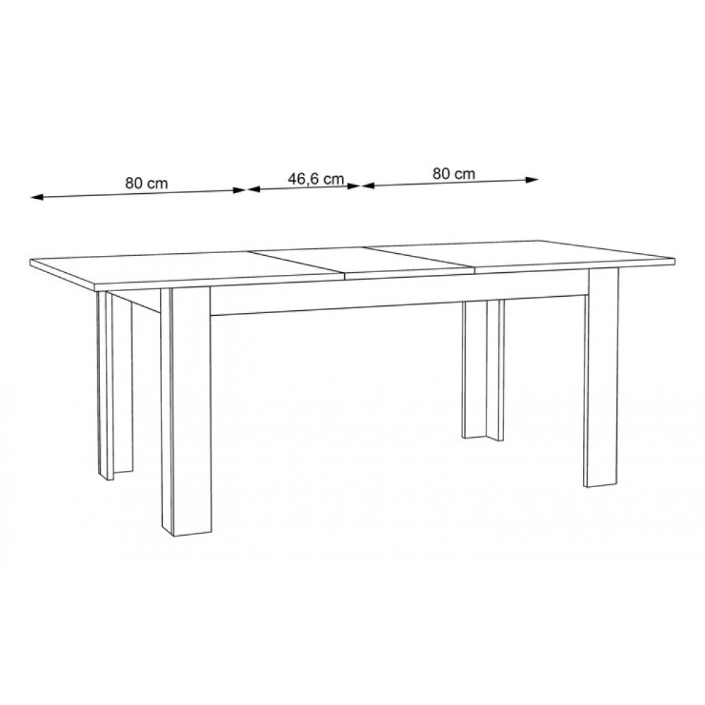 Стол XELT161-M156 WHITE SEA Forte бежевый/белый
