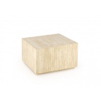 Журнальный столик TRAVERTINO квадратный травертин Halmar