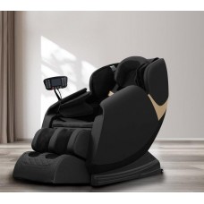 Кресло для отдыха с функцией массажа SOLARIA черный Halmar