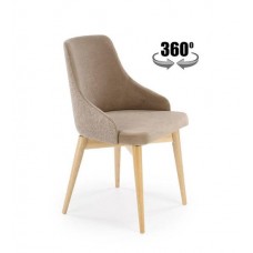 Стул MALAGA бежевый ткань Mavel 38/Stelar 16 Halmar