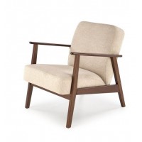 Кресло MILANO 1S бежевый ткань Castel 15 Halmar