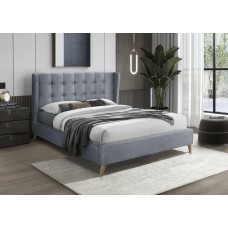 Кровать ESTELLA 160 серый Halmar