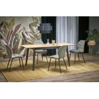 Стол GULIAN дуб вотан/черный Halmar