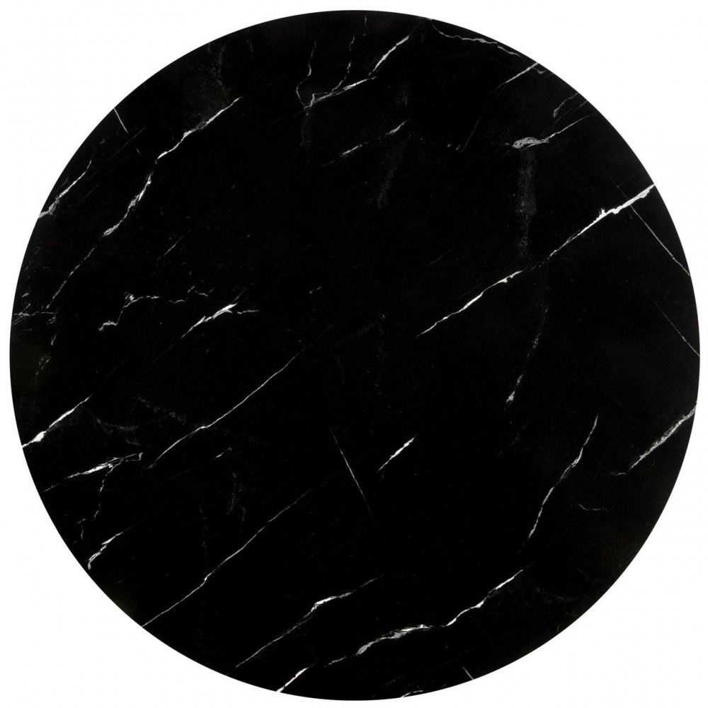 Журнальный столик (комплект) PAOLA черный мрамор/золотой Halmar