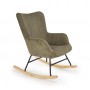 Кресло-качалка BELMIRO оливковый Halmar