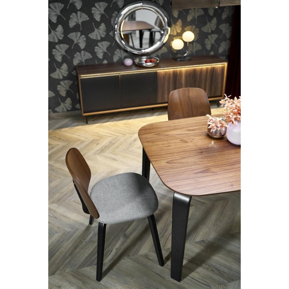 Стол PEDRO орех/черный Halmar