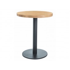 Стіл Puro II 70×70 Signal дуб/чорний