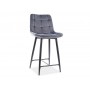 Барный стул CHIC H-2 Velvet Signal серый