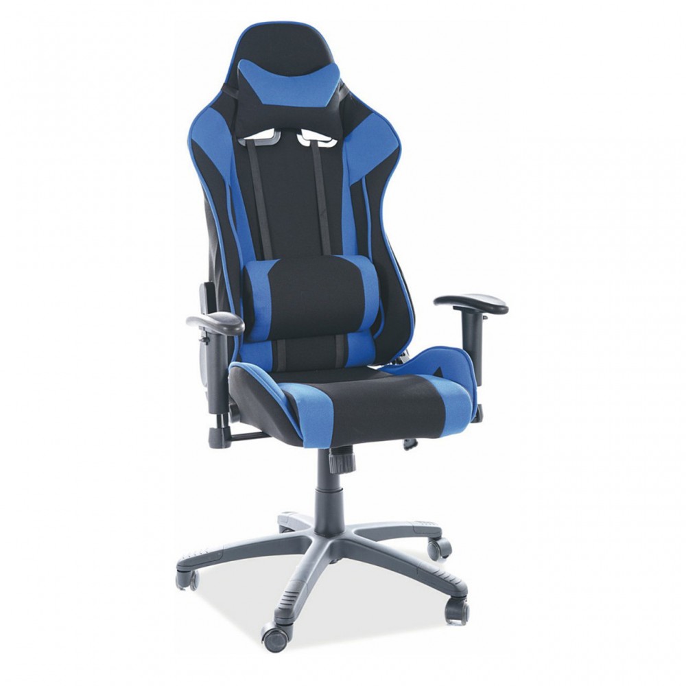 Компьютерное кресло VIPER Signal черный/синий