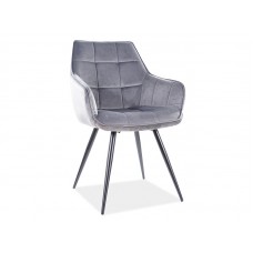Стул LILIA Velvet Signal Bluvel 14 серый