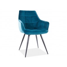 Стул LILIA Velvet Signal Bluvel 85 бирюзовый