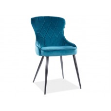 Стул LOTUS Velvet Signal Bluvel 85 бирюзовый