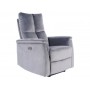 Реклайнер NEPTUN Velvet Signal Bluvel 14 сірий