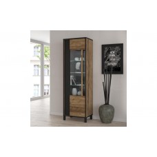 Витрина левая HYTV711L-M215 HAYATO FORTE черный/альпийская ель