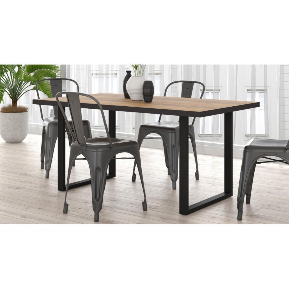 Стіл TBLT442 M337 HAYATO FORTE чорний/альпійська ялина