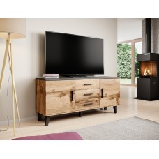 Комод LOTTA 150 2D3S Cama дуб вотан/черный
