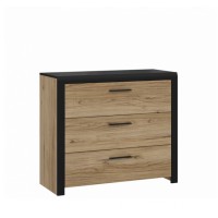 Комод DQLK211 M265 DALATE Forte дуб катанія/чорний