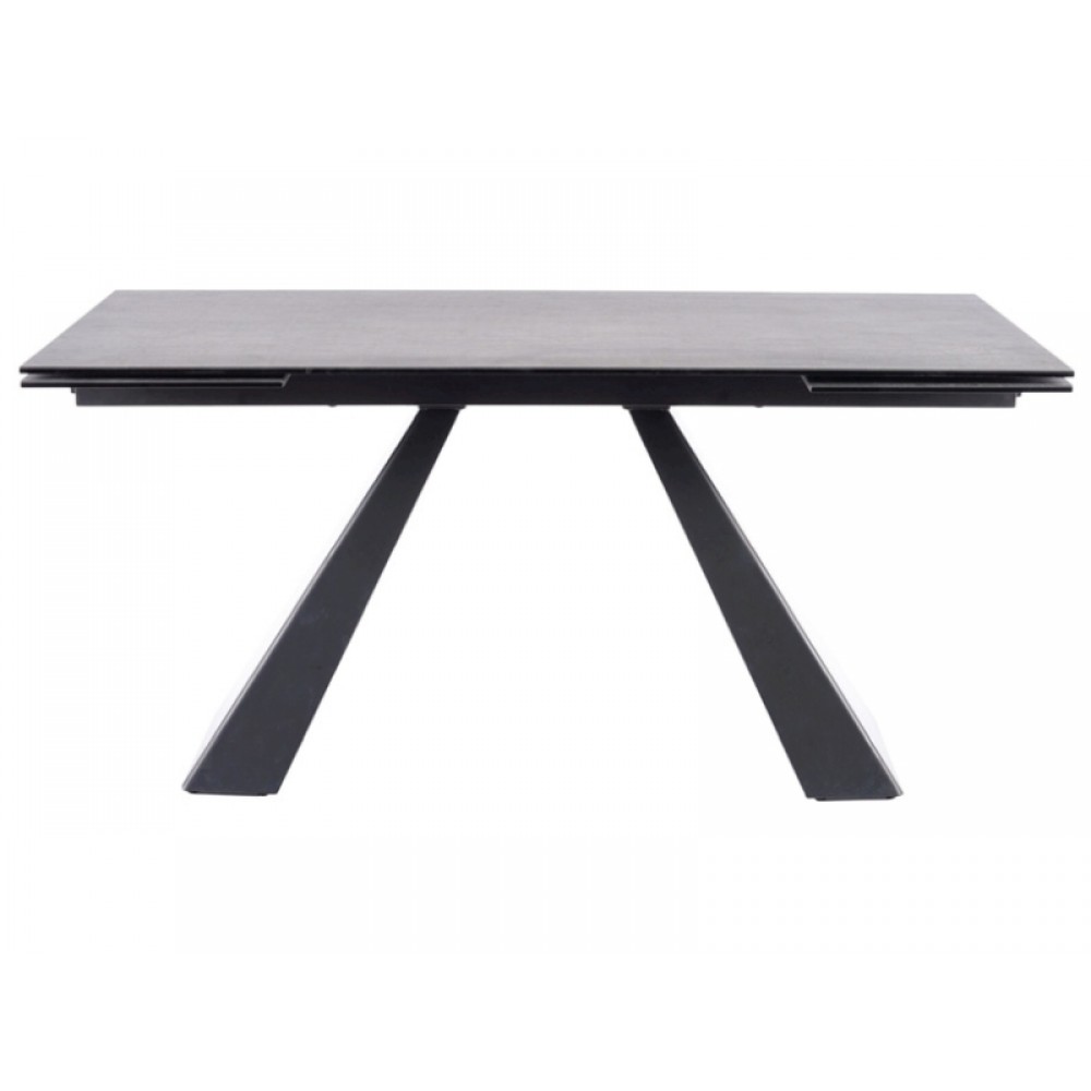 Стіл SALVADORE Ceramic Signal сірий мармур/чорний мат