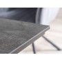 Стіл SALVADORE Ceramic Signal сірий мармур/чорний мат