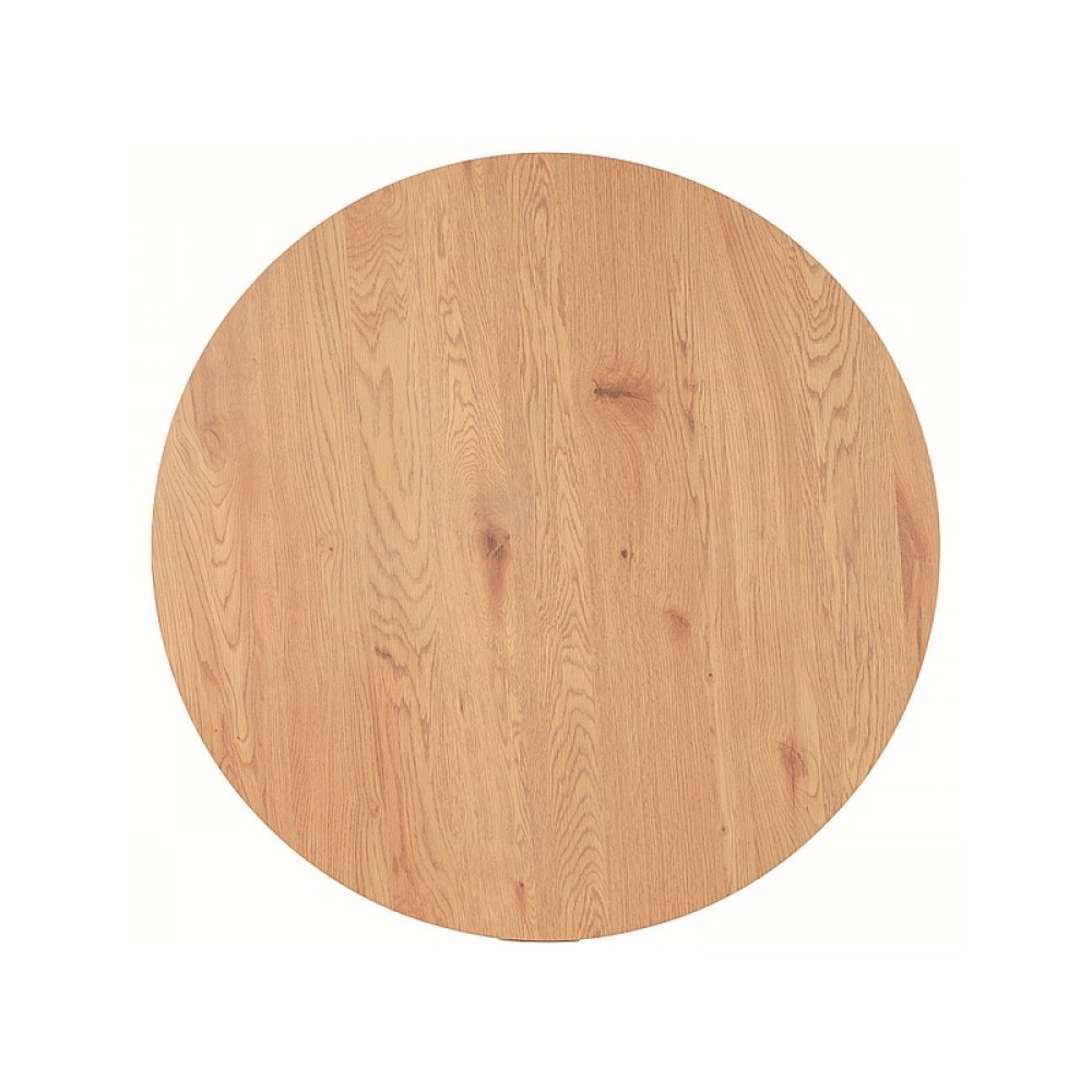 Стіл TETIS 100×100 Signal дуб/чорний