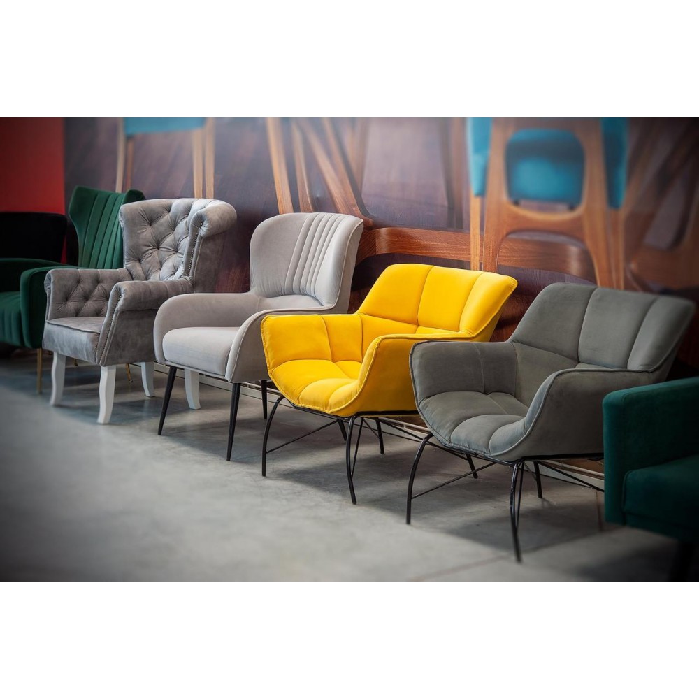 Крісло BELTON Halmar жовтий