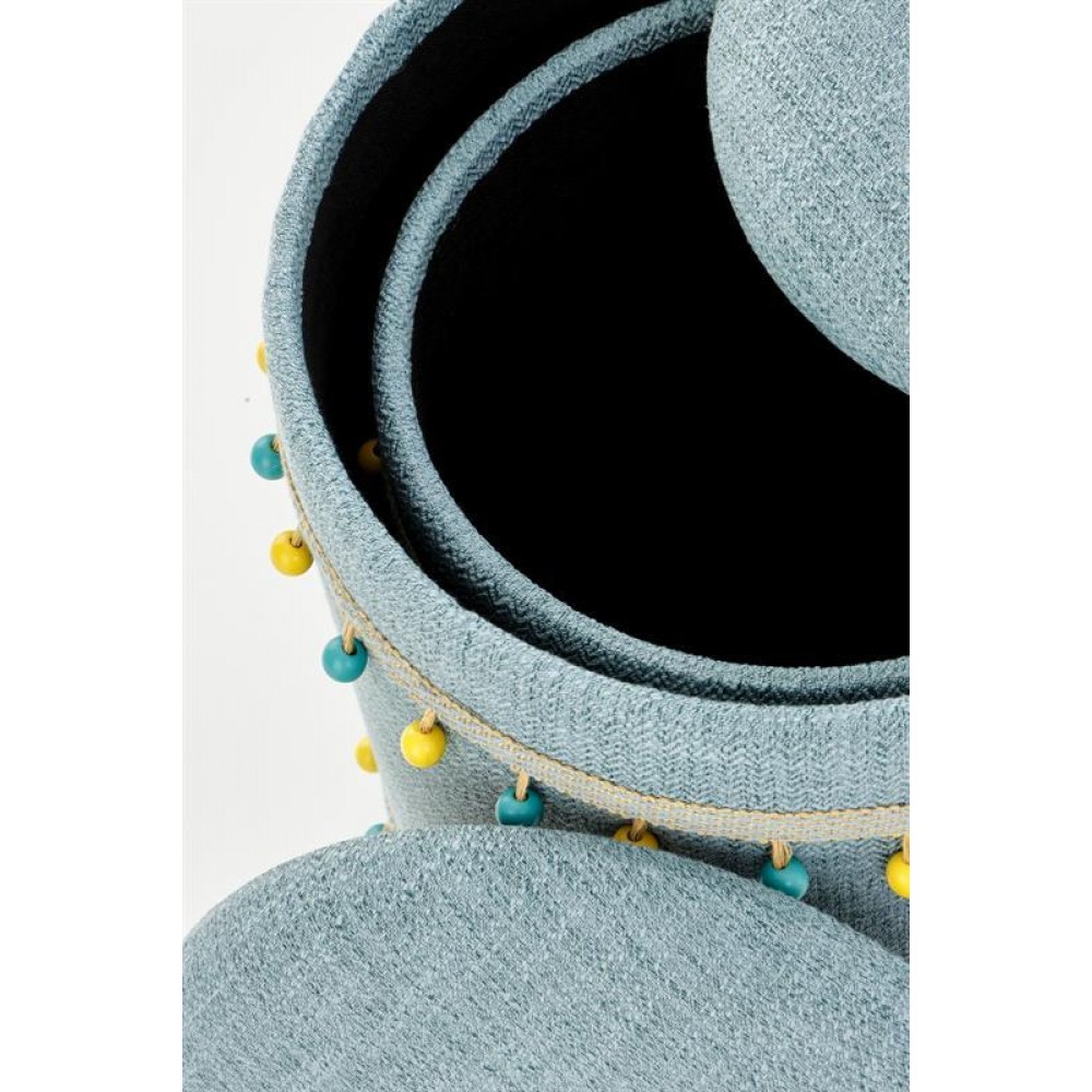 Пуф (комплект) GRADO Halmar світло-синій