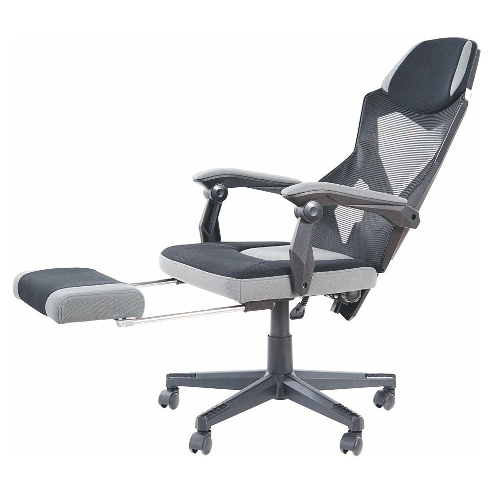 Комп'ютерне крісло Q-939 Signal чорний/сірий