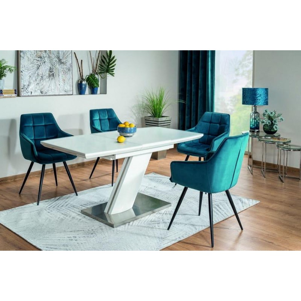 Стілець LILIA Velvet Signal Bluvel 85 бірюзовий