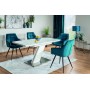 Стілець LILIA Velvet Signal Bluvel 85 бірюзовий