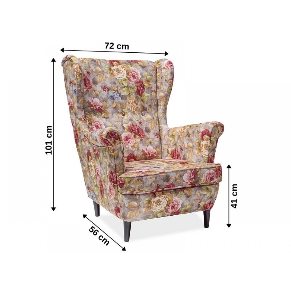 Крісло LORD CORAL Signal мультиколор WM 25