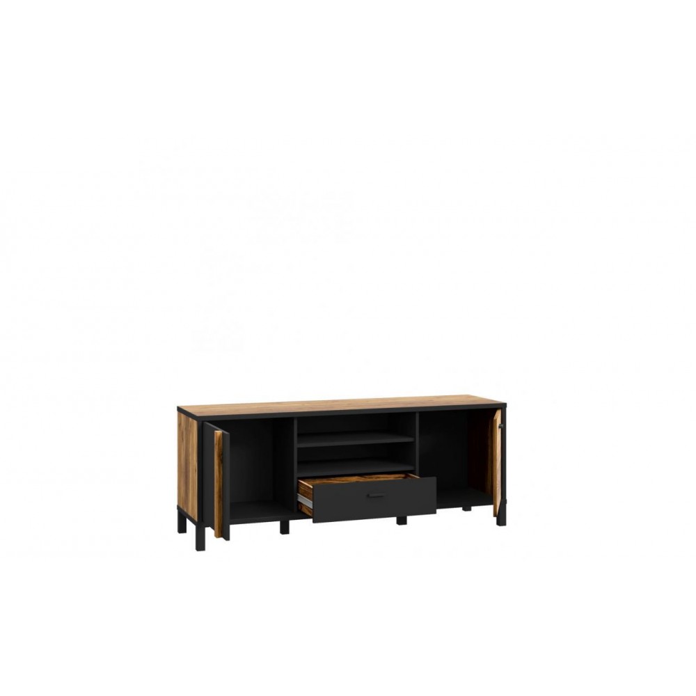 Тумба під ТВ HYTT231R-M215 HAYATO FORTE чорний/альпійська ялина