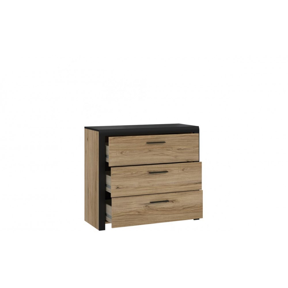 Комод DQLK211 M265 DALATE Forte дуб катанія/чорний