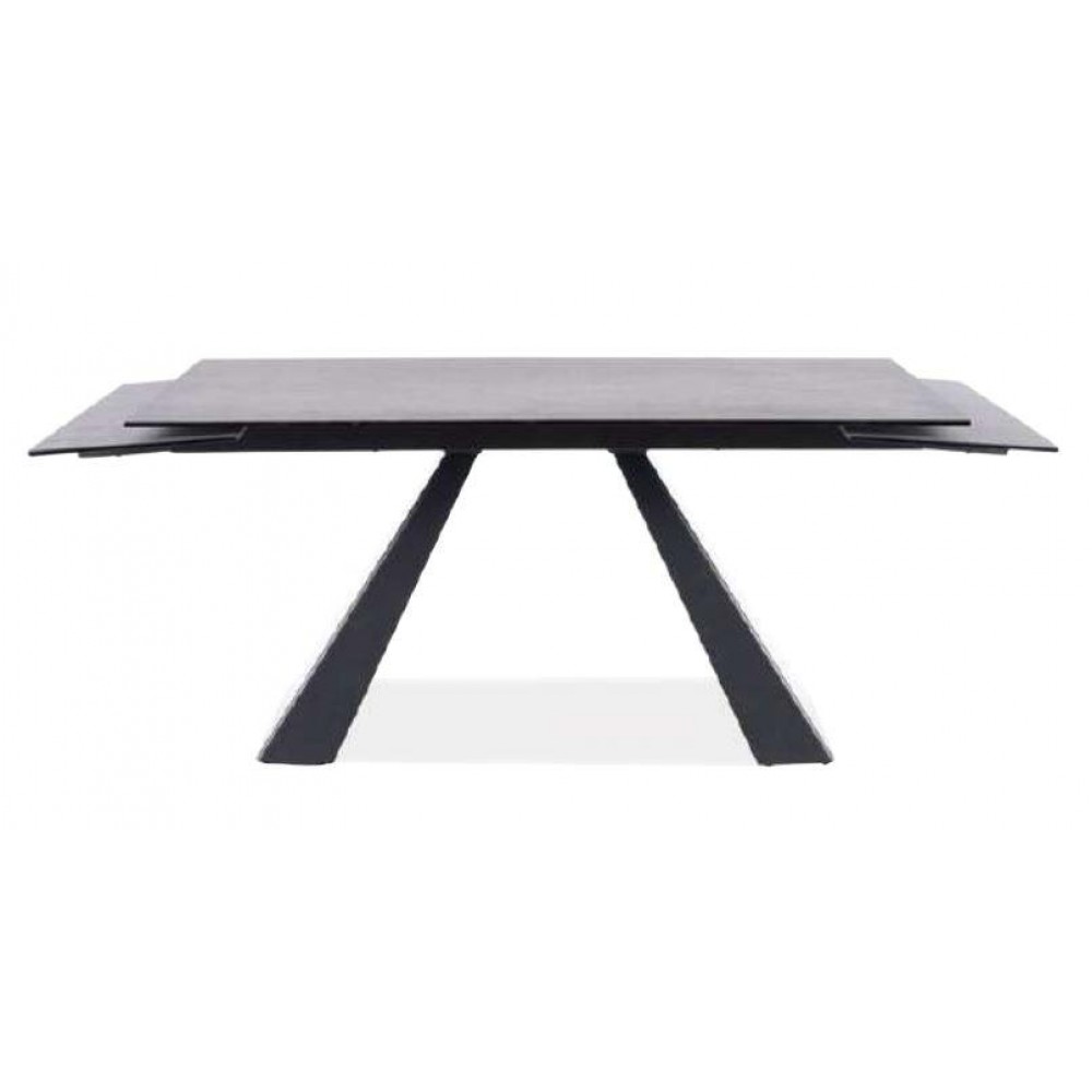 Стіл Salvadore Ceramic II 120 Signal сірий/чорний мат