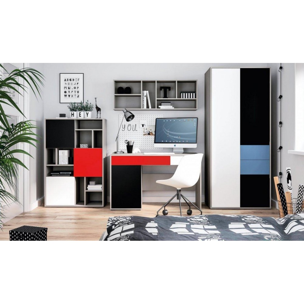 Стелаж LASR04 1S Laser WOJCIK темно-сірий